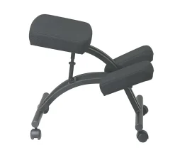 Office Star™ Work Smart Ergonomic Knee Chair, Black