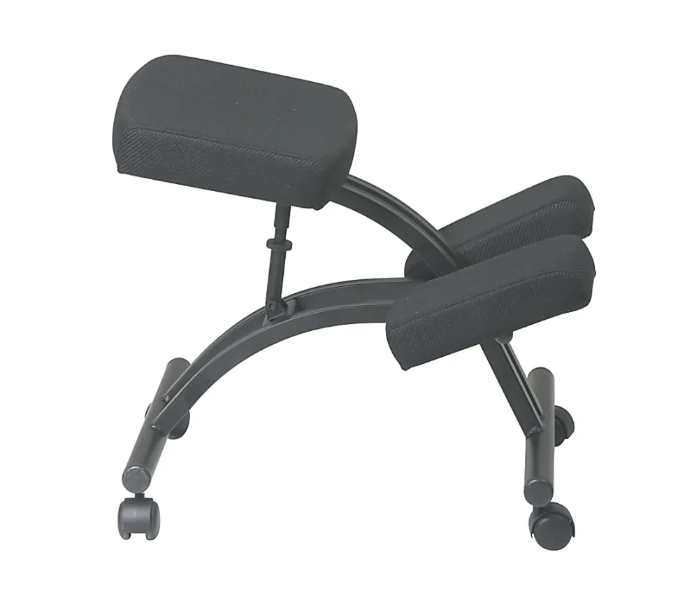 Office Star™ Work Smart Ergonomic Knee Chair, Black