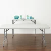 Office Star WorkSmart Height-Adjustable Resin Multipurpose Table, 29-1/2"H x 72"W x 30"D, Unfinished