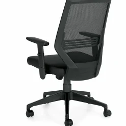 Offices To Go Mesh Mid-Back Office Chair, Black