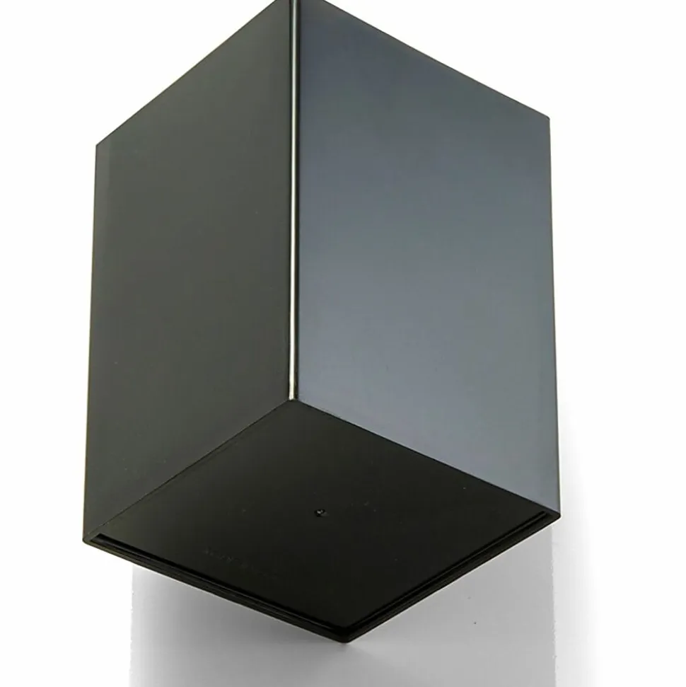 OIC 3-Compartment Pencil Cup - 4" x 2.9" x 2.9" - 1 Each - Black