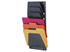 OIC 7 Compartment Wall File Holder, 7 Compartment(s), 22.4