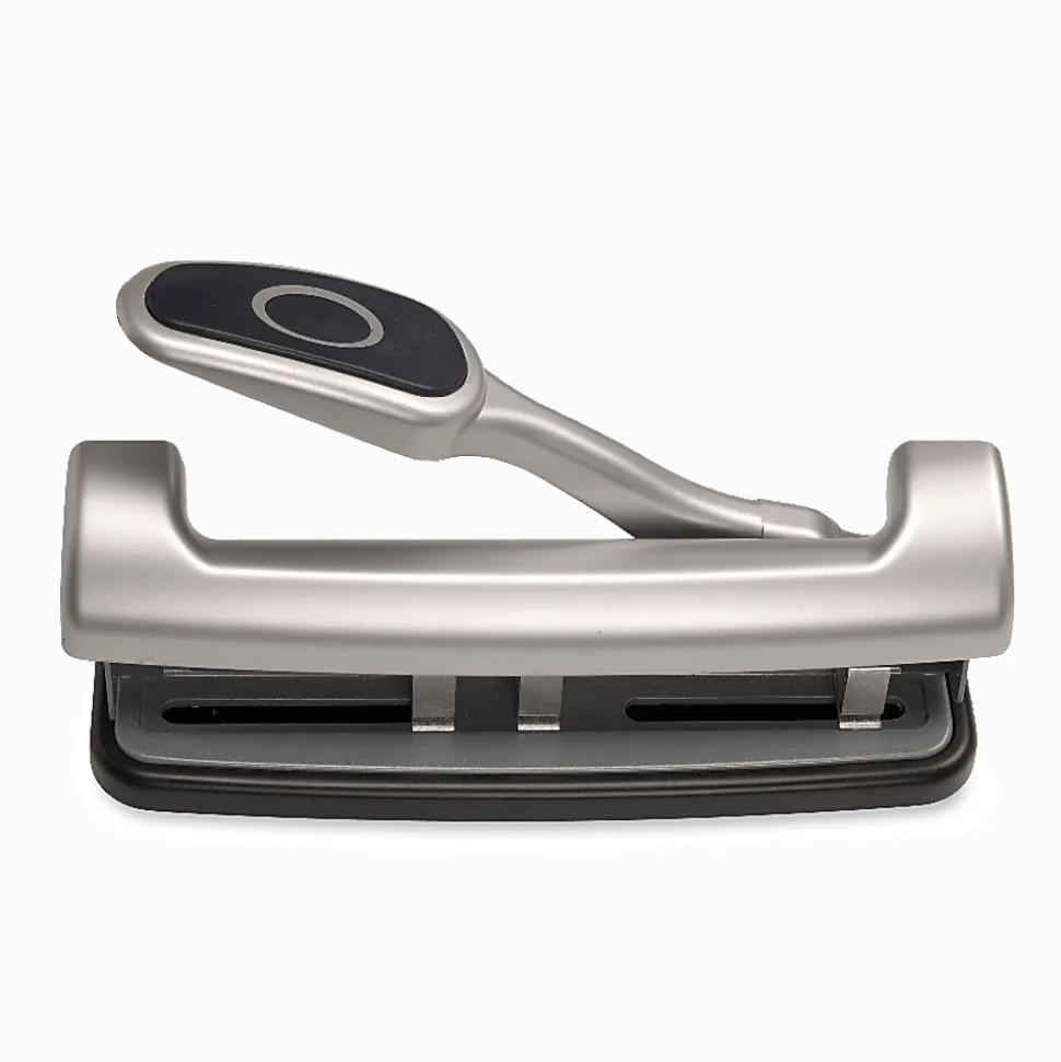 OIC® EZ Lever 2-Hole/3-Hole Punch, 9/32" Holes