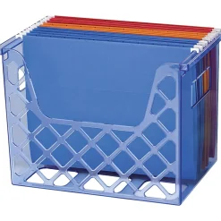 OIC Officemate Blue Glacier Desktop File Organizer, 10 3/4