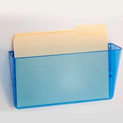 OIC Officemate Blue Glacier Wall Files, 15