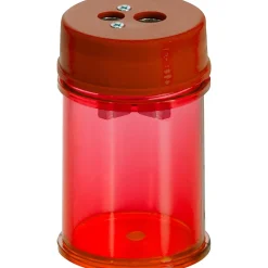 OIC Officemate Double Barrel Pencil/Crayon Sharpener 2 Hole(s) 2.1