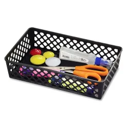 OIC® Plastic Supply Baskets, Small Size, 2 3/8