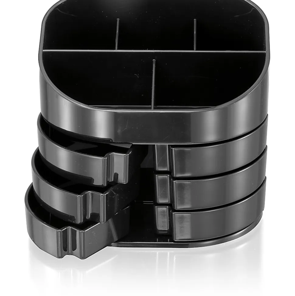 OIC® 2200 Series Double Supply Desktop Organizer, Black