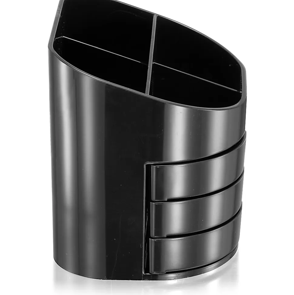 OIC® 2200 Series Double Supply Desktop Organizer, Black