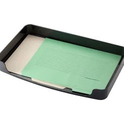 OIC® 2200 Series Side-Loading Tray, Legal Size, Black