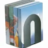 OIC® Steel Construction Heavy-Duty Bookends, Non-Skid, 10"H, Black, Set Of 2