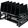 OIC® Tray/Sorter Combo, Letter Size, 10 1/4"H x 13 1/2"W x 9"D, Black