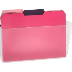 OIC Wall Mountable Plastic Space-Saving Files, 7
