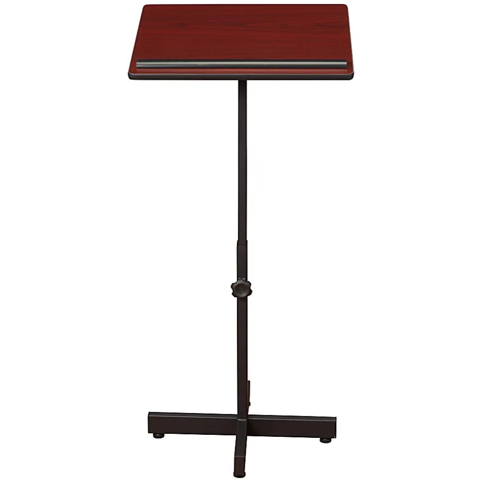 Oklahoma Sound? Portable Presentation Lectern Stand, Mahogany