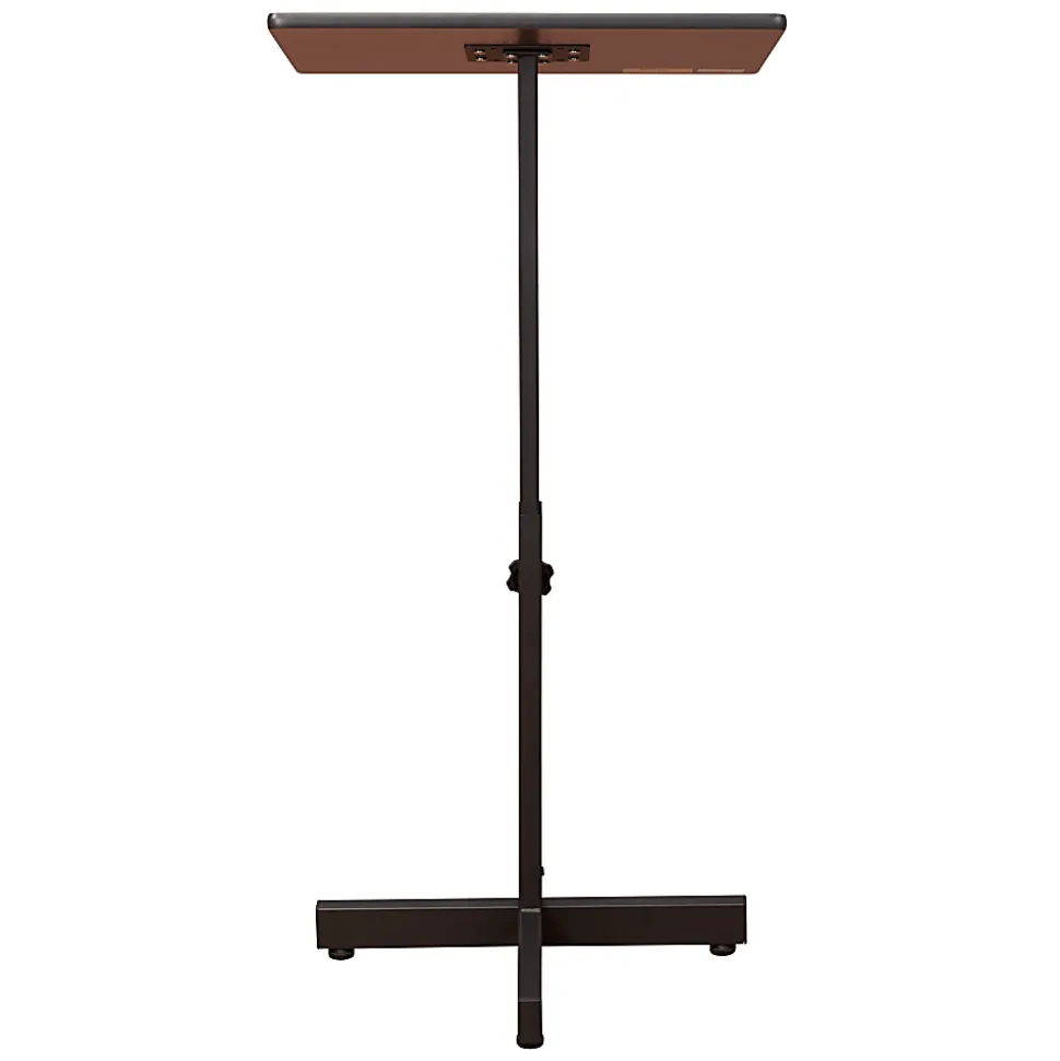 Oklahoma Sound Portable Presentation Lectern Stand, Medium Oak