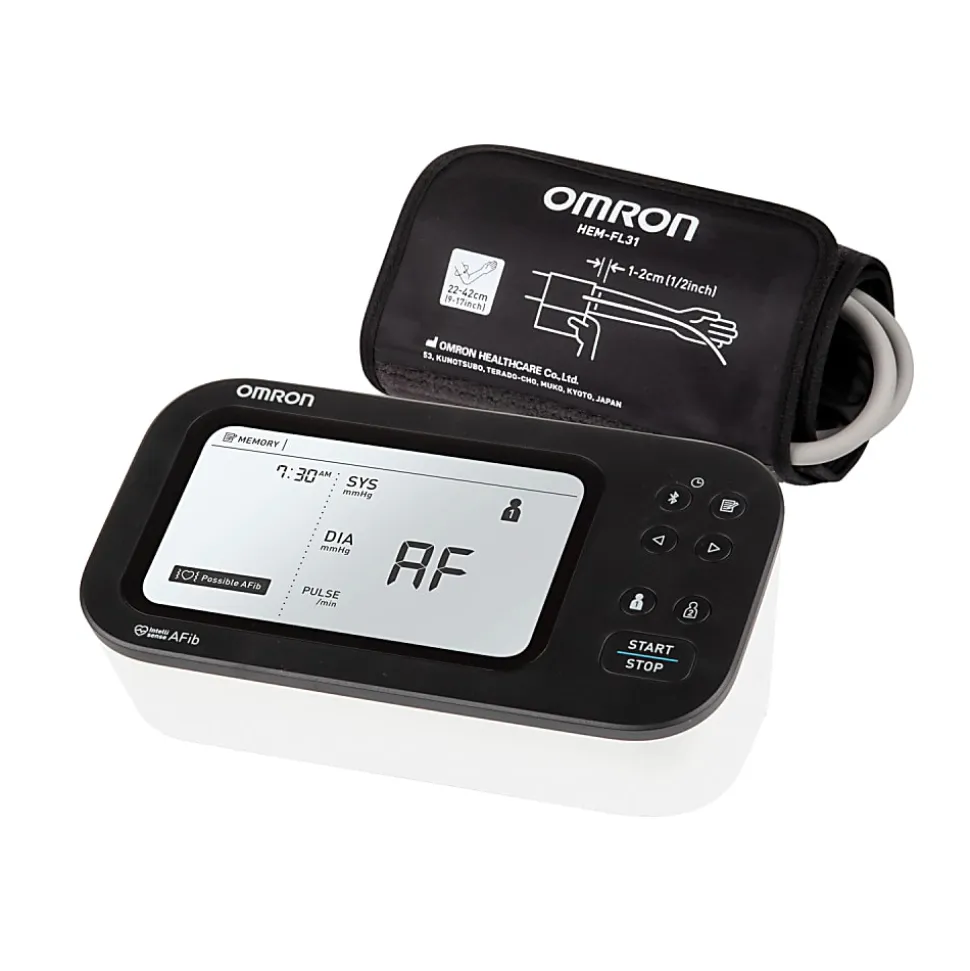 Omron® 7 Series® Upper Arm Blood Pressure Monitor and Cuff with Bluetooth® & Wide-Screen LCD Display, 9-In. to 7-In., BP7360