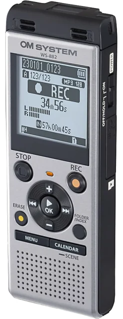 OM System WS882 Digital Voice Recorder, 4.4