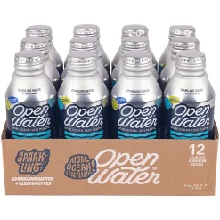 Open Water Sparkling Water Bottles, 16 Oz, Case Of 12 Bottles