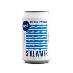 Open Water Still Canned Waters, 12 OZ, Case Of 12 Cans