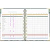 2026 Orange Circle Studio Deluxe Extra-Large Weekly/Monthly Spiral Planner, 11-3/16" x 9-3/16", Bella Flora, January To December, 26432