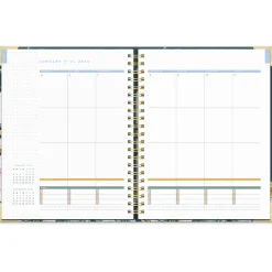 2026 Orange Circle Studio Deluxe Extra-Large Weekly/Monthly Spiral Planner, 11-3/16