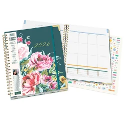 2026 Orange Circle Studio Deluxe Extra-Large Weekly/Monthly Spiral Planner, 11-3/16
