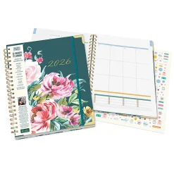 2026 Orange Circle Studio Deluxe Extra-Large Weekly/Monthly Spiral Planner, 11-3/16