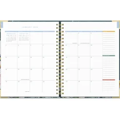 2026 Orange Circle Studio Deluxe Extra-Large Weekly/Monthly Spiral Planner, 11-3/16