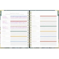 2026 Orange Circle Studio Deluxe Extra-Large Weekly/Monthly Spiral Planner, 11-3/16