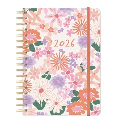 2026 Orange Circle Studio Weekly/Monthly Tri-Tab Planner, 9-5/8" x 7", Secret Garden, January To December, 26506