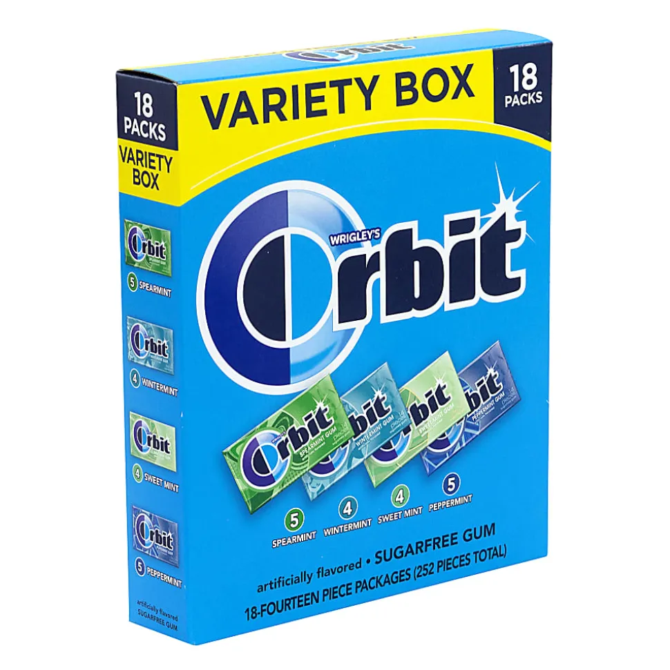 Orbit® Sugar-Free Mint Gum, Box Of 18