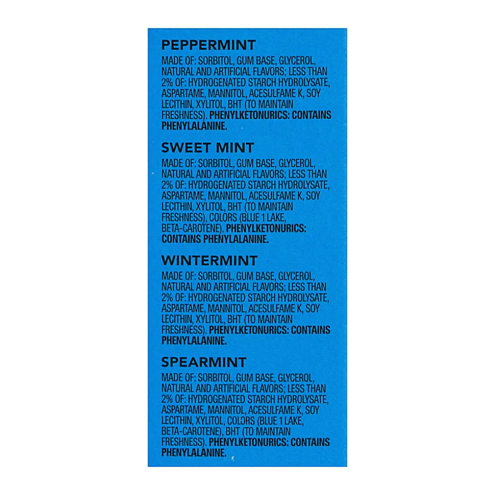 Orbit® Sugar-Free Mint Gum, Box Of 18