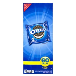 Oreo Chocolate Sandwich Cookies, 2 Cookies Per Pack, Box Of 120 Packs