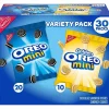 Oreo Mini Mix Sandwich Cookies Variety Pack, 1.5 Oz, Box Of 30 Snack Packs
