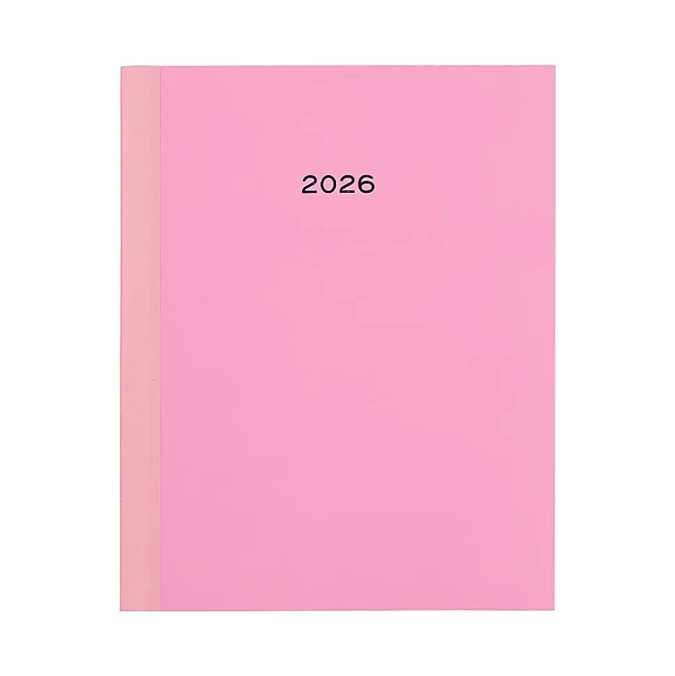 2026 Organized by Happy Planner Monthly/Weekly Classic Book Bound Soft Planner, 7-3/4" x 9-3/4", Blush, January To December, PB0006C008