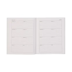2026 Organized by Happy Planner Monthly/Weekly Classic Book Bound Soft Planner, 7-3/4