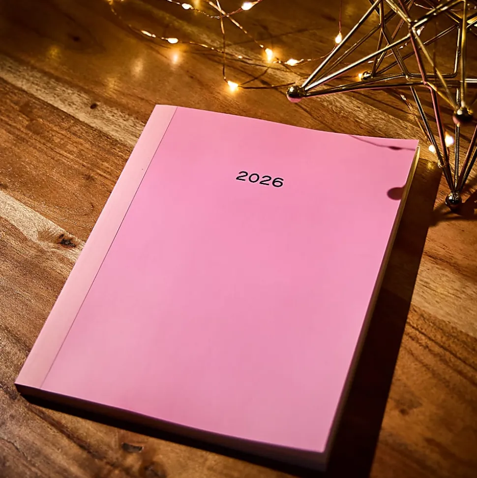 2026 Organized by Happy Planner Monthly/Weekly Classic Book Bound Soft Planner, 7-3/4" x 9-3/4", Blush, January To December, PB0006C008