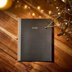 2026 Organized by Happy Planner Monthly/Weekly Classic Book Bound Soft Planner, 7-3/4" x 9-3/4", Midnight, January To December, PB0006C003