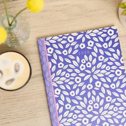 2026 Organized by Happy Planner Monthly/Weekly Classic Book Bound Soft Planner, 7-3/4" x 9-3/4", Flower Burst, January To December, PB0006C005