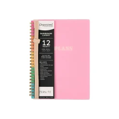Organized by Happy Planner 12-Month Monthly/Weekly Small Twin Loop Planner, 5-1/2