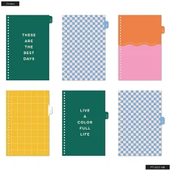 Organized by Happy Planner 12-Month Monthly/Weekly Small Twin Loop Planner, 5-1/2