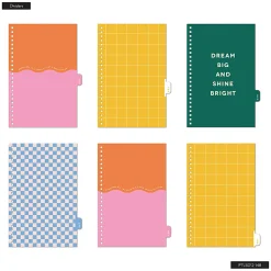 Organized by Happy Planner 12-Month Monthly/Weekly Small Twin Loop Planner, 5-1/2
