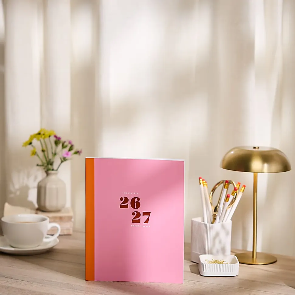 Organized by Happy Planner 12-Month Monthly/Weekly Classic Book Bound Soft Planner, 7-3/4" x 9-3/4", Color, July 2026 - June 2027, Total Qty 1