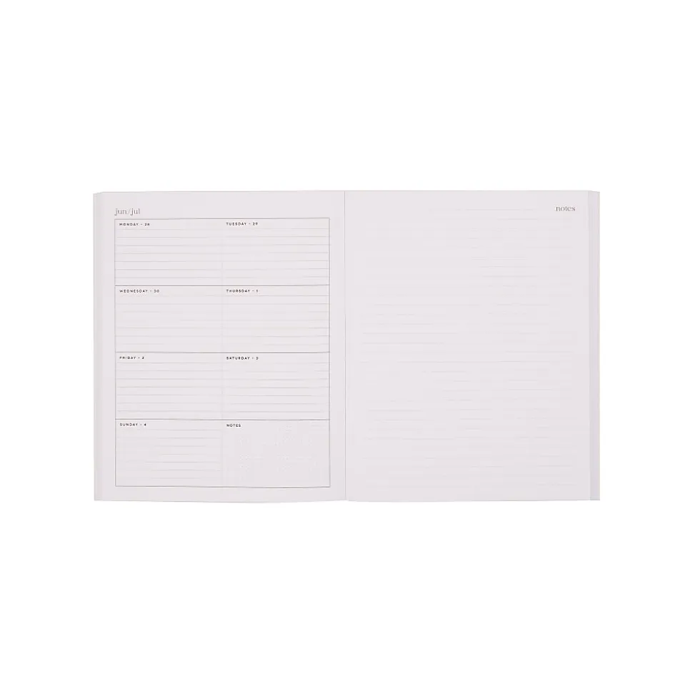 Organized by Happy Planner 12-Month Monthly/Weekly Classic Book Bound Soft Planner, 7-3/4" x 9-3/4", Color, July 2026 - June 2027, Total Qty 1