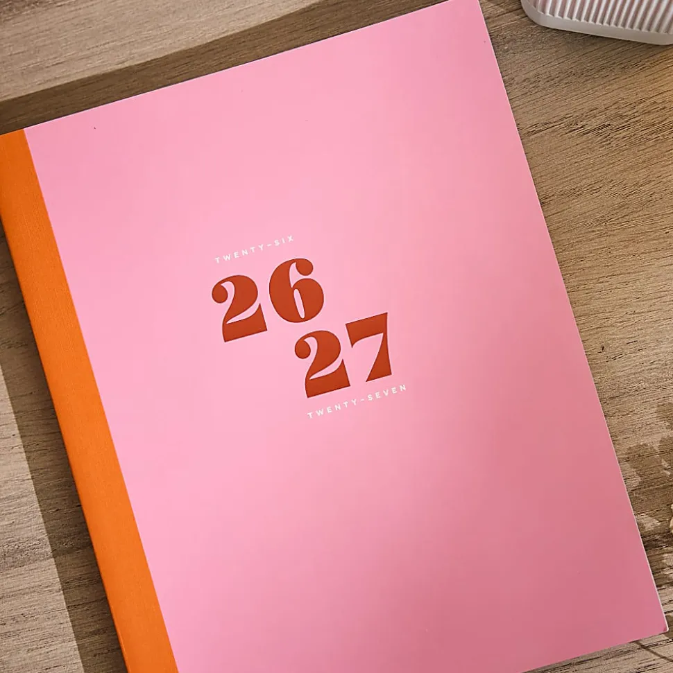 Organized by Happy Planner 12-Month Monthly/Weekly Classic Book Bound Soft Planner, 7-3/4" x 9-3/4", Color, July 2026 - June 2027, Total Qty 1