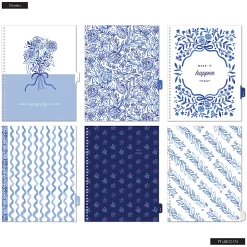 Organized by Happy Planner 12-Month Monthly/Weekly Big Twin Loop Planner, 8-1/2