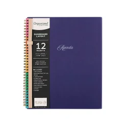 Organized by Happy Planner 12-Month Monthly/Weekly Big Twin Loop Planner, 8-1/2
