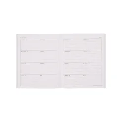 Organized by Happy Planner 12-Month Monthly/Weekly Classic Book Bound Soft Planner, 7-3/4