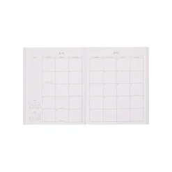 Organized by Happy Planner 12-Month Monthly/Weekly Classic Book Bound Soft Planner, 7-3/4