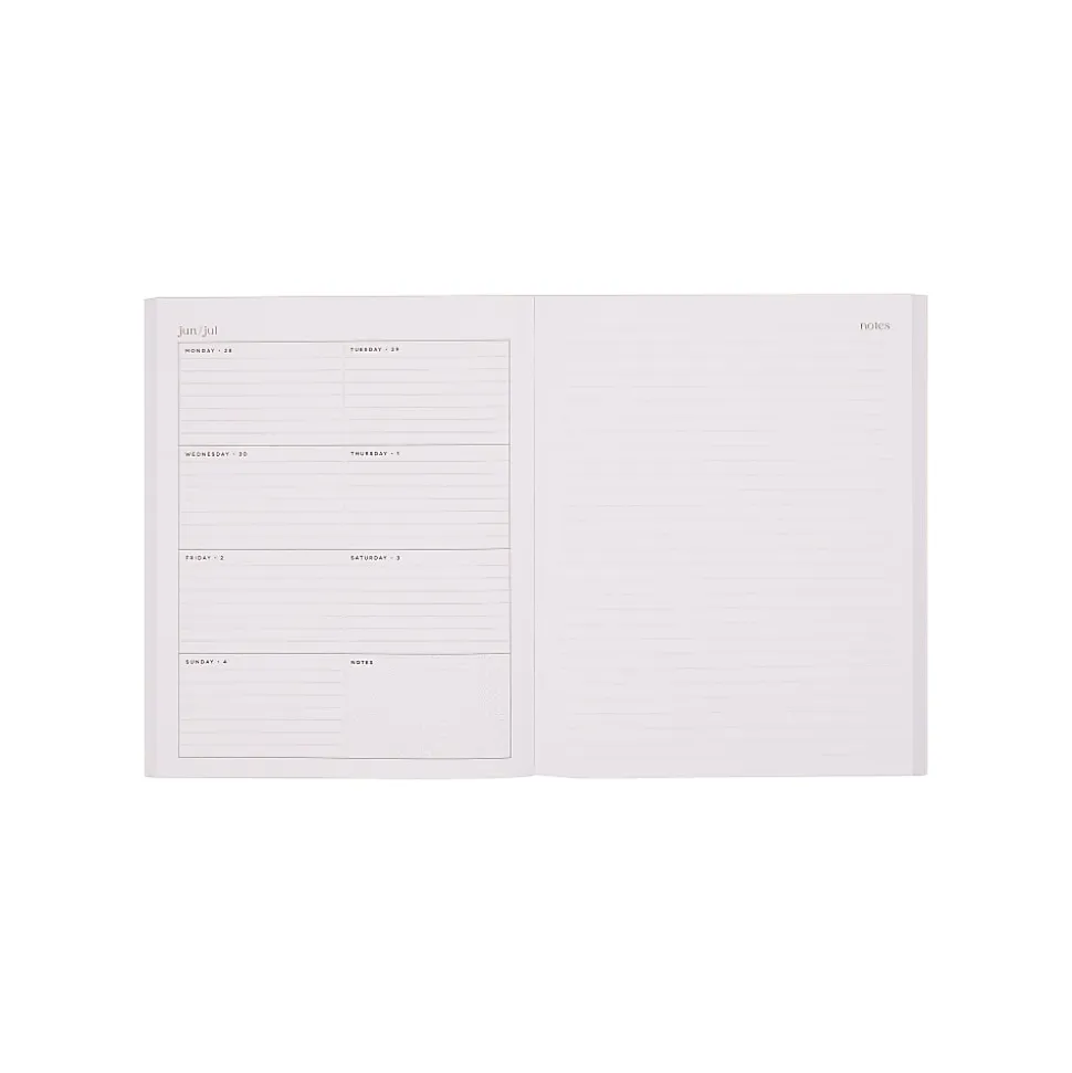 Organized by Happy Planner 12-Month Monthly/Weekly Classic Book Bound Soft Planner, 7-3/4" x 9-3/4", Abstract, July 2026 - June 2027, Total Qty 1